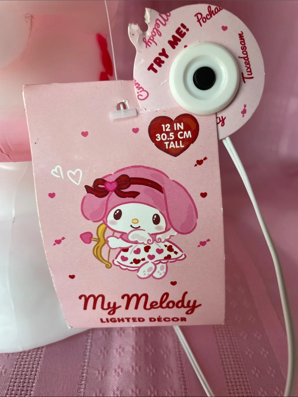 Hello Kitty Blow Mold Lite Up “My Melody” Valentine Decor